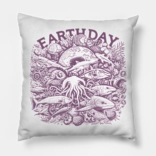 Earth day Pillow