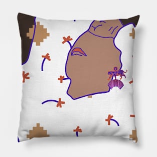 relaxed wild spirit mood Pillow