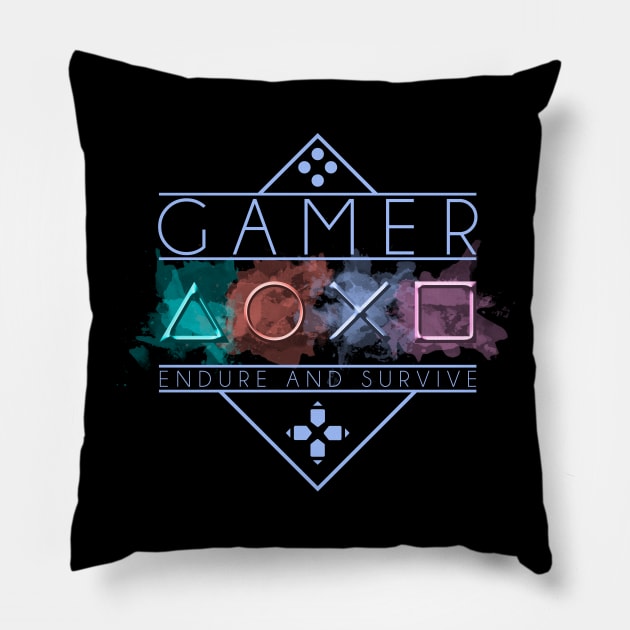 Gamer Pillow by Bomdesignz