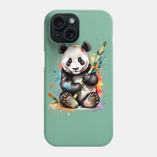 Artistic Panda Portrait V4 Phone Case