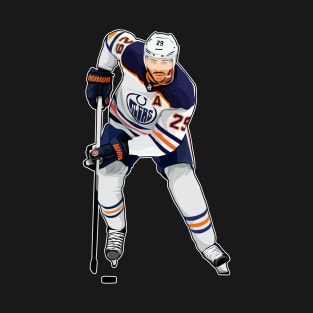 Leon Draisaitl #29 Skates The Puck T-Shirt