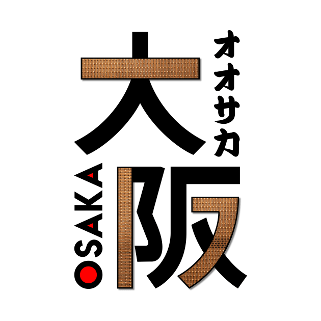 Japan Osaka Kanji by Takeda_Art