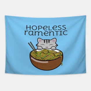 Hopeless Ramentic Cat Tapestry