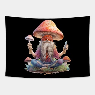 Hippie Mushroom Tapestry