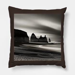 Twelve Apostles Victorian Coastal Landscape Photo Pillow