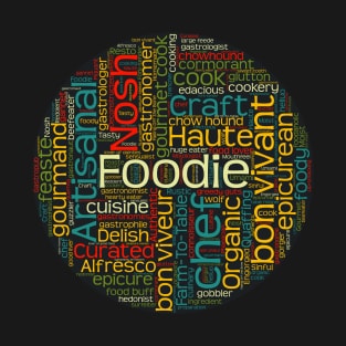 Gourmet Cook T-Shirt with 100+ Culinary Terms for Foodies T-Shirt