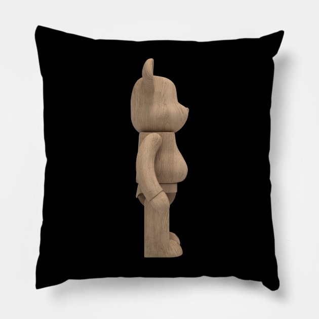 Bearbrick T-shirt Pillow by visualeffect