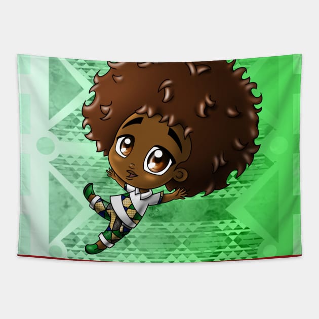 African American Boy Tapestry by treasured-gift