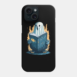 Ghost Reading Book Phone Case