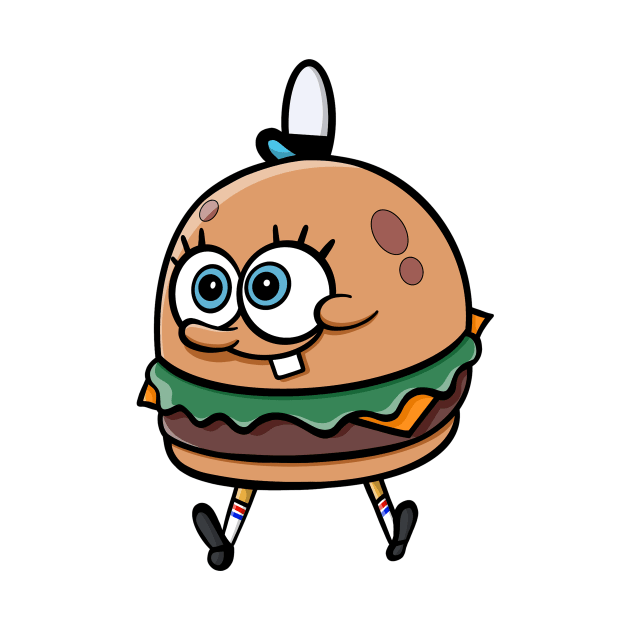Sponge burger by PinkAlienCreations