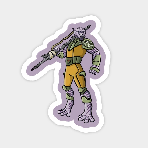 Rebel Toons Zeb Magnet by SpaceMomCreations