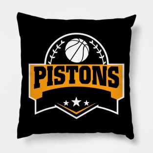 Personalized Basketball Pistons Proud Name Vintage Beautiful Pillow