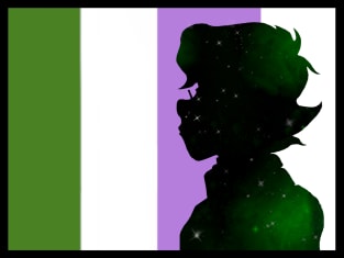 Galaxy Pidge Genderqueer Pride Magnet