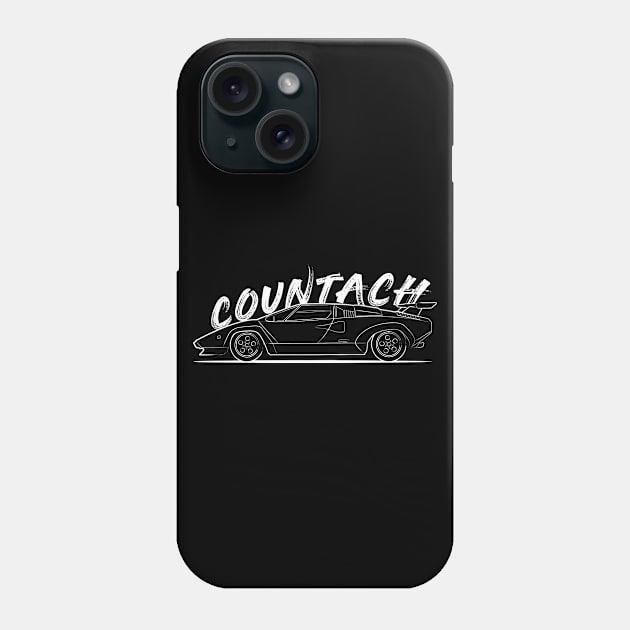 Countach Phone Case by turboosted