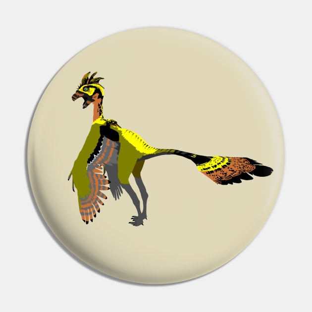 Caudipteryx Pin by stargatedalek