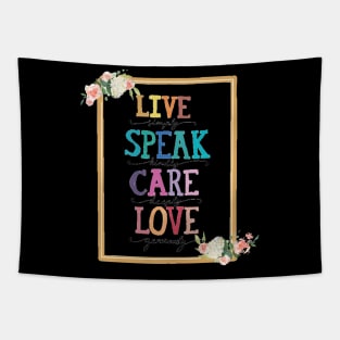 Words to live by Tapestry