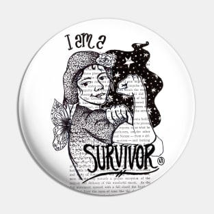 I am a Survivor Pin