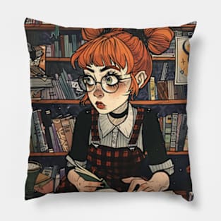 Dark Academia Aesthetic Pillow