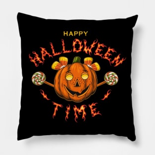 Halloween happy little pumpkin Pillow