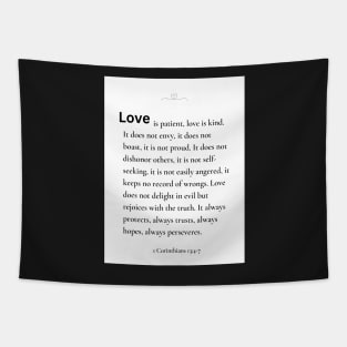 LOVE | Bible verse Tapestry