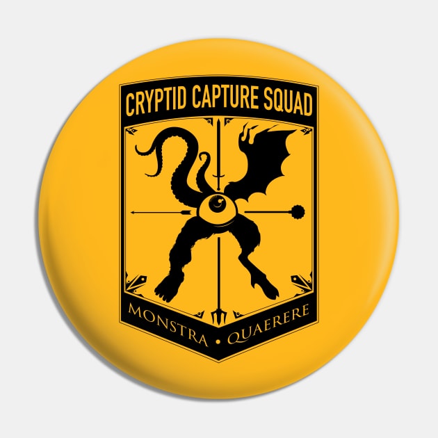 Cryptid Capture Squad Pin by Cowdreybunga