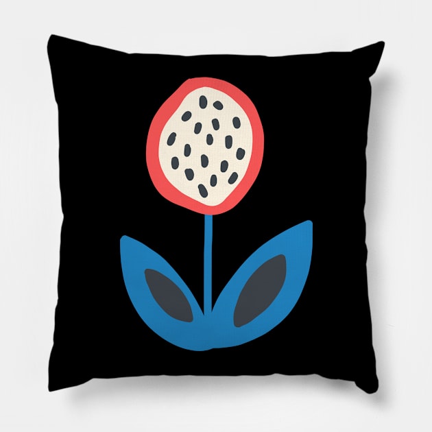 abstract flower Pillow by KylePrints