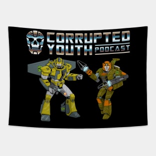 Corrupted Youth Donglebots Tapestry