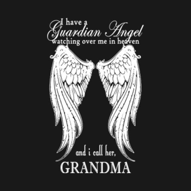 My Grandma Is My Guardian Angel  Grandma  Onesie  TeePublic