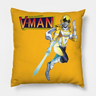 Millennial V-Yellow Pillow