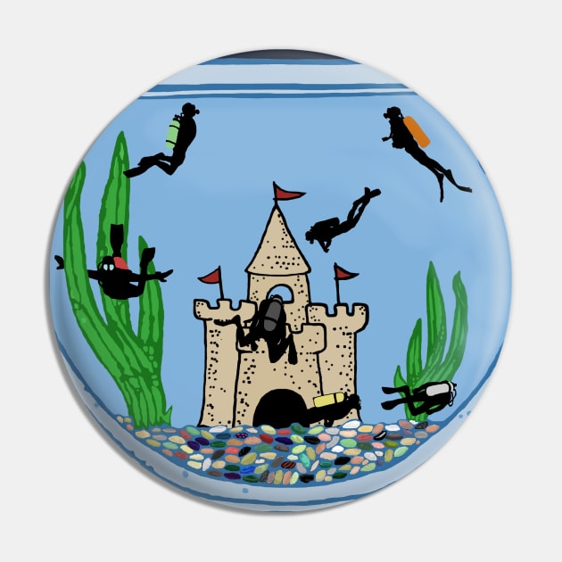 Fish Bowl Divers Pin by TenomonMalke