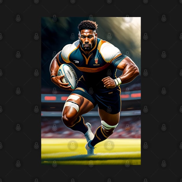 Rugby Player by ArtShare