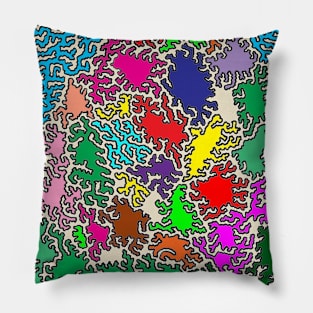 Dancing Amoebas Pillow