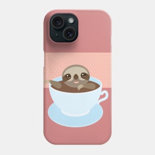 sloffee, coffee cup, sloth Phone Case