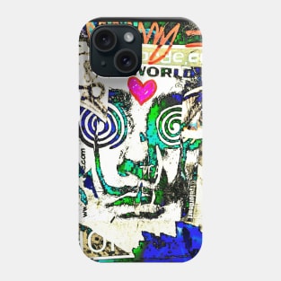 Graffiti Artist Face by LowEndgraphics Phone Case