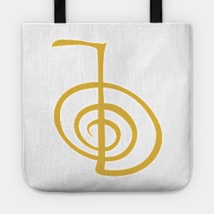 Cho ku rei Reiki Symbol Gold_2 Tote