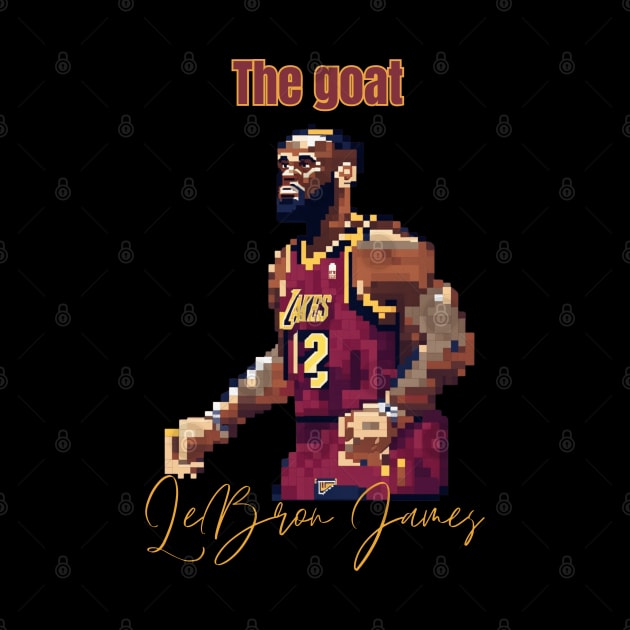 Lebron James Victor pixel art by Nasromaystro