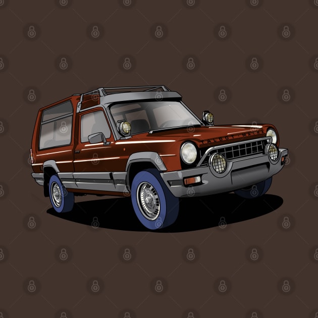 Brown Matra Rancho Car by Webazoot