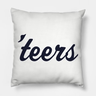 'teers Musketeer Script Pillow