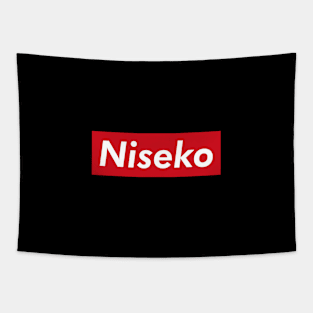 Niseko Ski Resort | Japow, Japan Hokkaido Snowboard Decal Tapestry