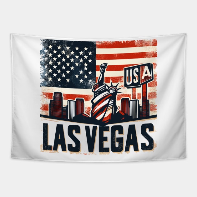 Las Vegas Tapestry by Vehicles-Art