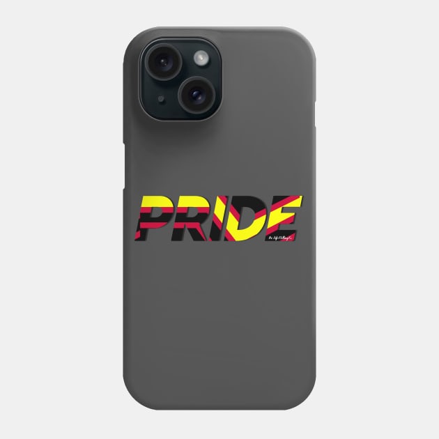 LGBTQ+ PRIDE: Rubber Pride Flag Phone Case by BiLifeClothingCo