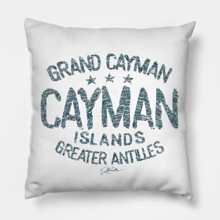 Grand Cayman, Cayman Islands, Rough Text Pillow