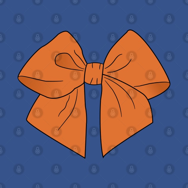 Pumpkin Vector Bow by LozMac