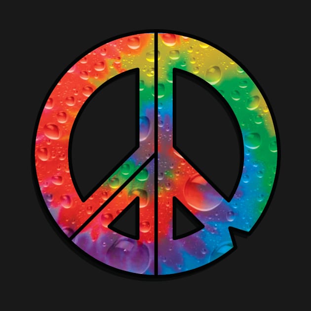 Dab Peace Logo - Tie-Dye by SikkSoToo