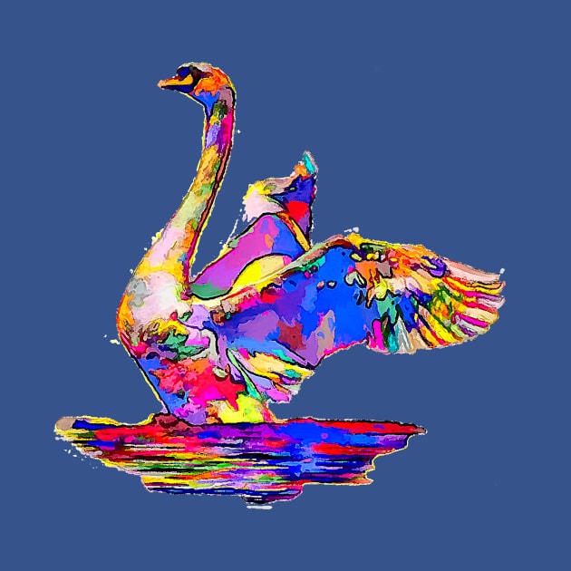 Flapping swan by Koen Design