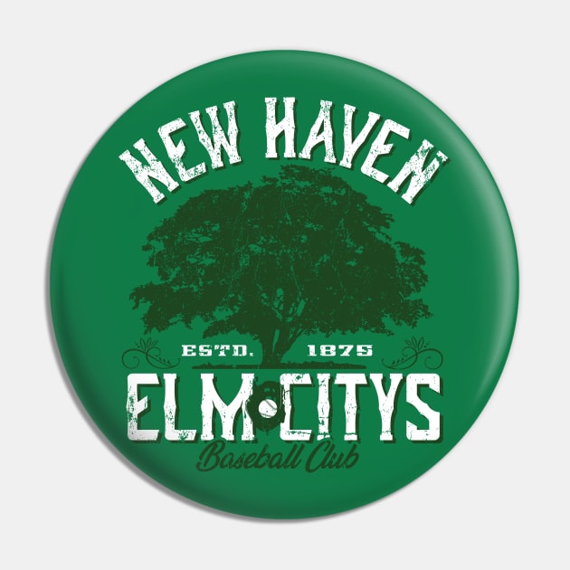 New Haven Elm Citys Pin by MindsparkCreative