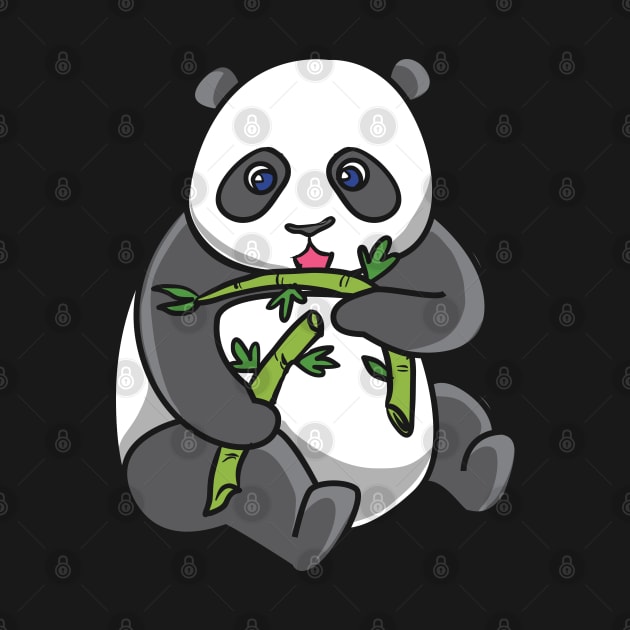 Panda eats by theanimaldude