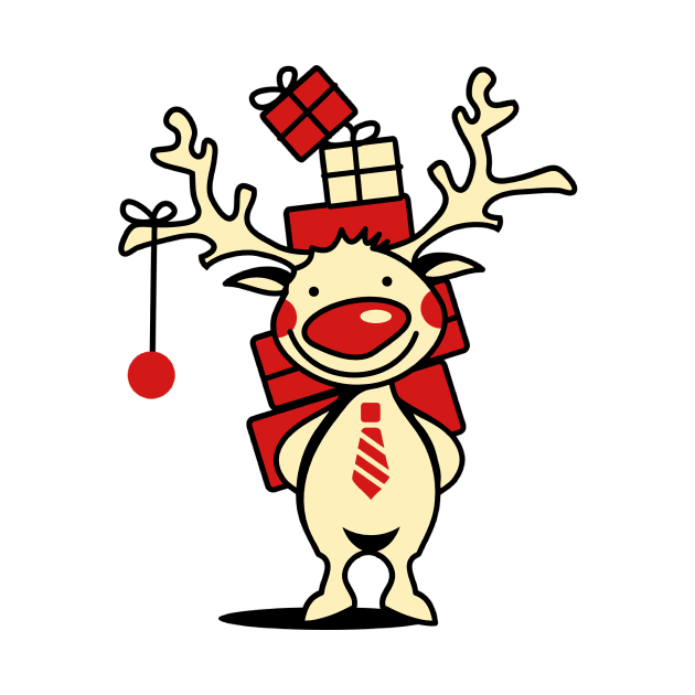 Christmas present Raindeer by D3monic