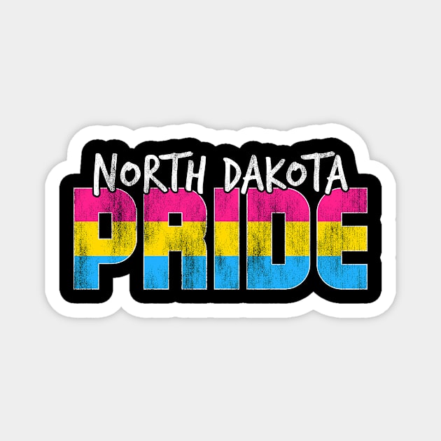 North Dakota Pride Pansexual Flag Magnet by wheedesign