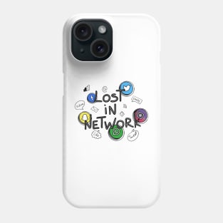 Lost in network Phone Case